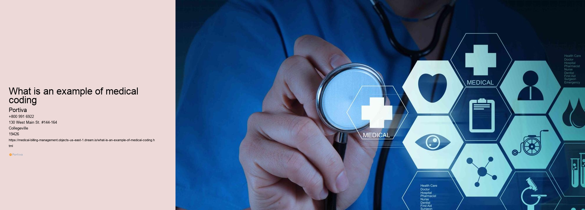 What is an example of medical coding